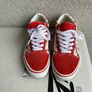 Red Checkered Vans